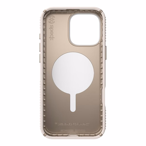 Speck Presidio2 Grip ClickLock & MagSafe dėklas, skirtas iPhone 16 Pro Max, „Bleached Bone“ / „Heirloom Gold“ / „Hazel Brown“