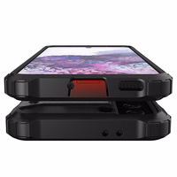 Hybrid Armor dėklas telefonui Samsung Galaxy S23 šarvuotas hibridinis dėklas mėlynas