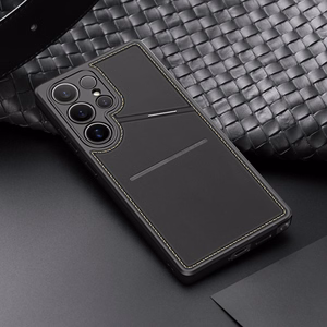 Dėklas telefonui Samsung Galaxy S25 Ultra su stovu ir pinigine (m) - juodas