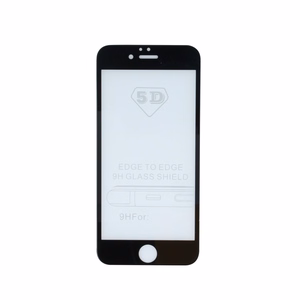 5D Full Glue Tempered Glass - for Samsung Galaxy S22 Ultra (hole) black