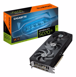 GIGABYTE GeForce RTX 5070 Ti EAGLE OC SFF 16G Vaizdo plokštė - 16GB GDDR7, 256bit, PCI-E 5.0, 2542 MHz Core Clock, 3 x DP 2.1a, 1 x HDMI 2.1b, NVIDIA DLSS 4, GV-N507TEAGLE OC-16GD