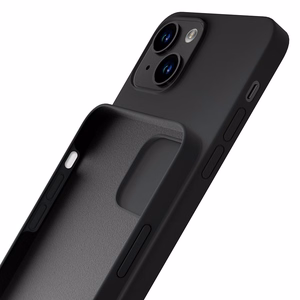 iPhone 14 Plus 3mk Silicone Case serija - juodas