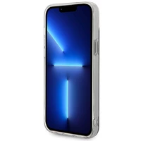 Rinkinys Guess GUBPP14MH4EACSK dėklas + įkroviklis iPhone 14 Plus 6.7" juodas/juodas kietas dėklas 4G Print Magnetinis