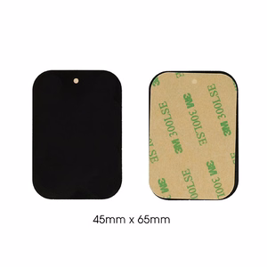 Automobilinis laikiklis - TXR - MAGNETINIS / 2 tvirtinimai: ant stiklo ir oro angos / su pilku rėmu