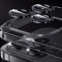 Benks Grūdintas stiklas Glass Warrior metalinis objektyvo apsauginis stiklas kamerai Iphone 17 (lęšio 2 vnt.) juodas