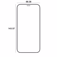 "Etteri" grūdintas stiklas 9D, skirtas "iPhone 12" / "12 Pro" 6,1"