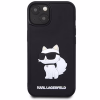 Karl Lagerfeld KLHCP14M3DRKHNK iPhone 14 Plus 6.7" juodas/juodas hardcase Rubber Choupette 3D