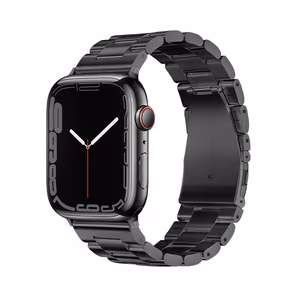 FORCELL F-DESIGN FA10 nerūdijančio plieno dirželis APPLE Watch 42 / 44 / 45 / 49 mm juodas