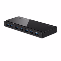 TP-Link UH700 sąsajos šakotuvas USB 3.2 Gen 1 (3.1 Gen 1) Micro-B 5000 Mbit/ai Juoda