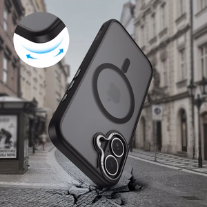 Tech-Protect MagEdge Magnetinis dėklas telefonui iPhone 17 - matinė juoda