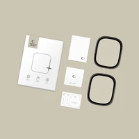 Tech-Protect Stiklo Žiedas 2 rinkinys Apple Watch Ultra 49mm - juodas