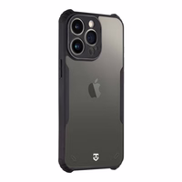 Tactical Quantum Stealth Dėklas for Apple iPhone 13 Pro Skaidrus/Juodas