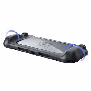Tech-Protect MagMat dėklas Nintendo Switch 2 - juodas ir permatomas