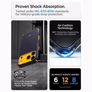 Spigen Nano Pop MagSafe dėklas iPhone 18 Pro / 17 Pro, mėlynas