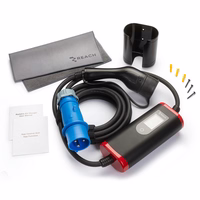 Elektromobilių įkroviklis Reach PEVC3 1 fazė Type2 32A 7.2kW 5.0m