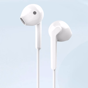 Dudao X3+ in-ear ausinės, wired, 3.5mm minijack - baltas