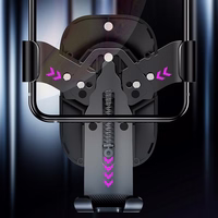 USAMS US-ZJ052 - Gravity car laikiklis air vents (juodas)