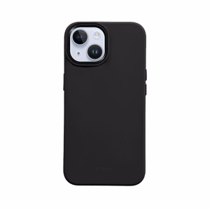 Crong Color Cover LUX Magnetic dėklas, skirtas iPhone 15 Plus, suderinamas su MagSafe, juodas
