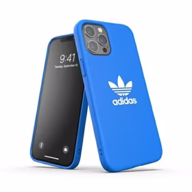 Adidas OR formuotas dėklas Basic iPhone 12 Pro Max - mėlyna ir balta