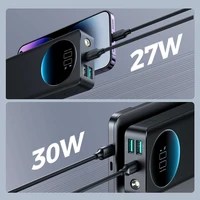 Išorinė baterija Power Bank Joyroom JR-PBF02 30W 20000mAh juoda