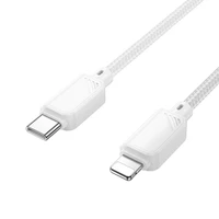 Kabelis USB C į Lightning Hoco PD 27W 1 m X113 baltas