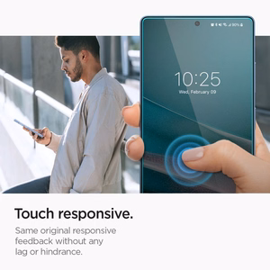 Spigen Glas.tR EZ Fit grūdinto stiklo apsauga Samsung Galaxy S25 Ultra (2 vnt.)