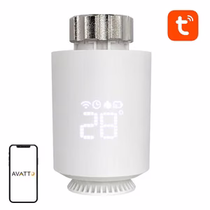 Išmanusis termostatas radiatoriaus vožtuvas Avatto TRV06 Zigbee 3.0 TUYA