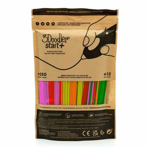 3Doodler Filament Start+ 250 neonrot neonorange neongruen neongelb neonpink\"\"Neon Kompostuojamas plastikas Fluorescencinė žalia, Fluorescencinė oranžinė, Fluorescencinė rožinė, Fluorescencinė raudona, Švytinti geltona 1 g