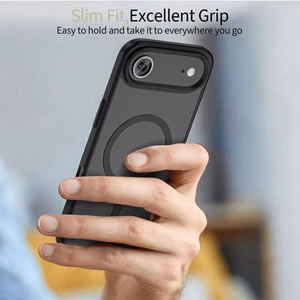 Tech-Protect MagMat Magnetinis dėklas telefonui iPhone 17 Air - matinė juoda