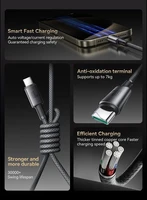 USB kabelis Joyroom SA-50 USB-C to USB-C 60W 1.2m tamsiai pilkas