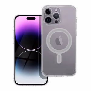 Case for iPhone 14 Pro Max Clear Mag Cover (STR / Camera Protection) compatible with MagSafe transparent