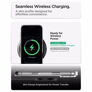 Spigen Ultra Hybrid dėklas, skirtas iPhone 18 Pro Max / 17 Pro Max, skaidrus