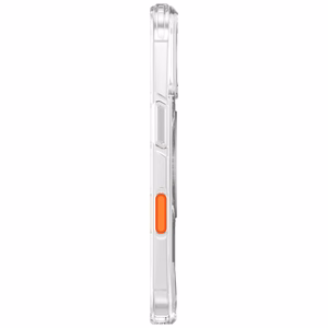 Uniq Swivix dėklas iPhone 17 su 360° pasukamu stovu – skaidrus