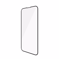 PanzerGlass E2E Microfracture antibakterinis stiklas iPhone 13 mini - su juodu rėmeliu