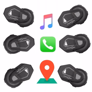 FREEDCONN T-MAX S V4 PRO SINGLE motociklo interkomas juodas