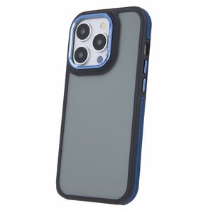 Crystal juodas dėklas for Xiaomi Redmi Note 14 5G (Global) mėlynas