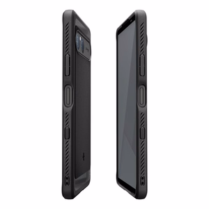 Spigen Rugged Armor dėklas Sony Xperia 10 VII telefonui - matinė juoda