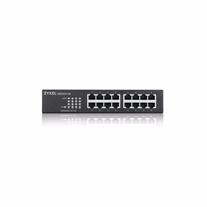Zyxel GS1100-16-EU0104F – nevaldomas, gigabitinis Ethernet, tinklo komutatorius, 16 prievadų