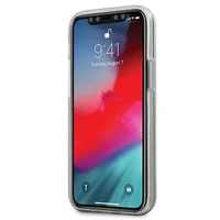 Guess GUHCP12SPCUMPTBK iPhone 12 mini 5.4" juodas/juodas kietas dėklas Metallic kolekcija