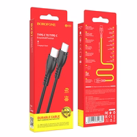 Borofone Kabel BX51 Triumph - Type C į Type C - 60W 1 metras juodas