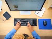 Trust Primo - komplektas (belaidė klaviatūra + belaidė pelė), juodos spalvos