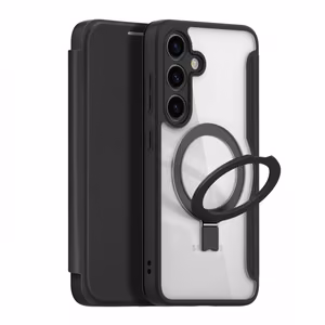 Чехол Dux Ducis "Skin X Pro Ring Stand" для Samsung S938 S25 Ultra чёрный