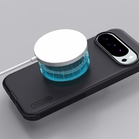 "Nillkin Super Frosted Shield Pro" magnetinis dėklas "Google Pixel 10/10 Pro", suderinamas su "MagSafe" - juodas