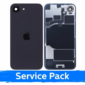 Galinis dangtelis skirtas Apple iPhone 16e / Black / (Service Pack)