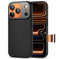 Tech-Protect Kevlar Aramid MagSafe dėklas iPhone 17 Pro Max juodas