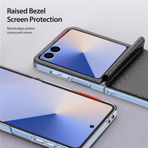 Telefono dėklas Dux Ducis Bril skirtas Samsung F707 Z Flip 5 5G juodas