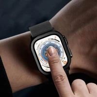 Tech-Protect grūdintas stiklas 2 vnt. Apple Watch Ultra 49mm juodas