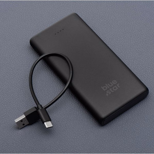 Išorinė baterija Blue Star W1061 10000 mAh 2A juoda