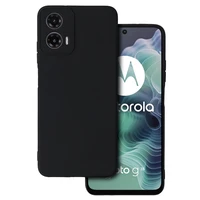 Matinis dėklas telefonui MOTOROLA MOTO G45 5G juodas