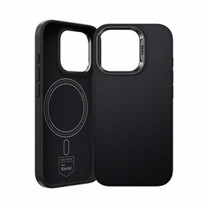 Benks Magnetic Armor Pro Kevlar Case Metal Frame 600D (AD66) for Iphone 16 Pro Max black (Camera Control Button)